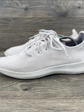 Allbirds Tree Runner Women's Light Grey Knit Lace-Up Sneakers